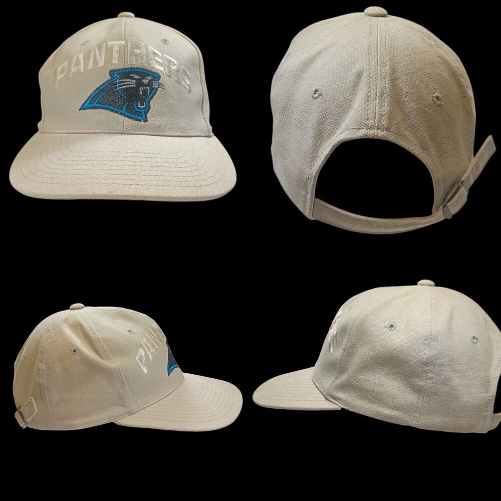Vintage 80-90s Carolina Panthers Hat American Needle Football Cap hat Strap NFL